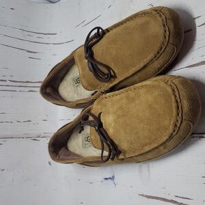Ugg 11 tan suede mens loafers sleepers mens shoes